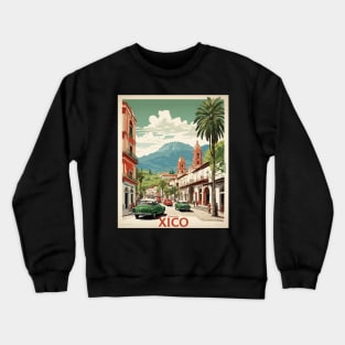 Xico Veracruz Mexico Vintage Tourism Travel Crewneck Sweatshirt